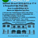 brocante radio tsf 28 avril 2018 roquefort les pins